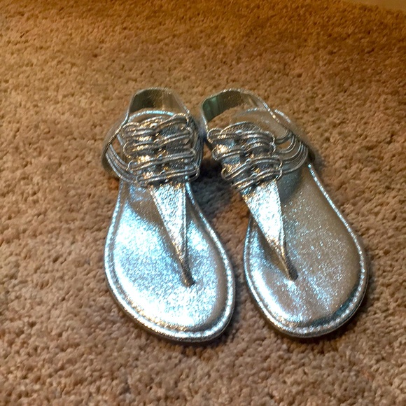 Silver sparkly sandal - Picture 2 of 2